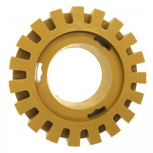 4 Inch Gummi- iraser Wheel Vinyl Stripe Adhetive Tape Graphics Off Stikker Fjernelse for Signs Glas Boat Bil- vinduer